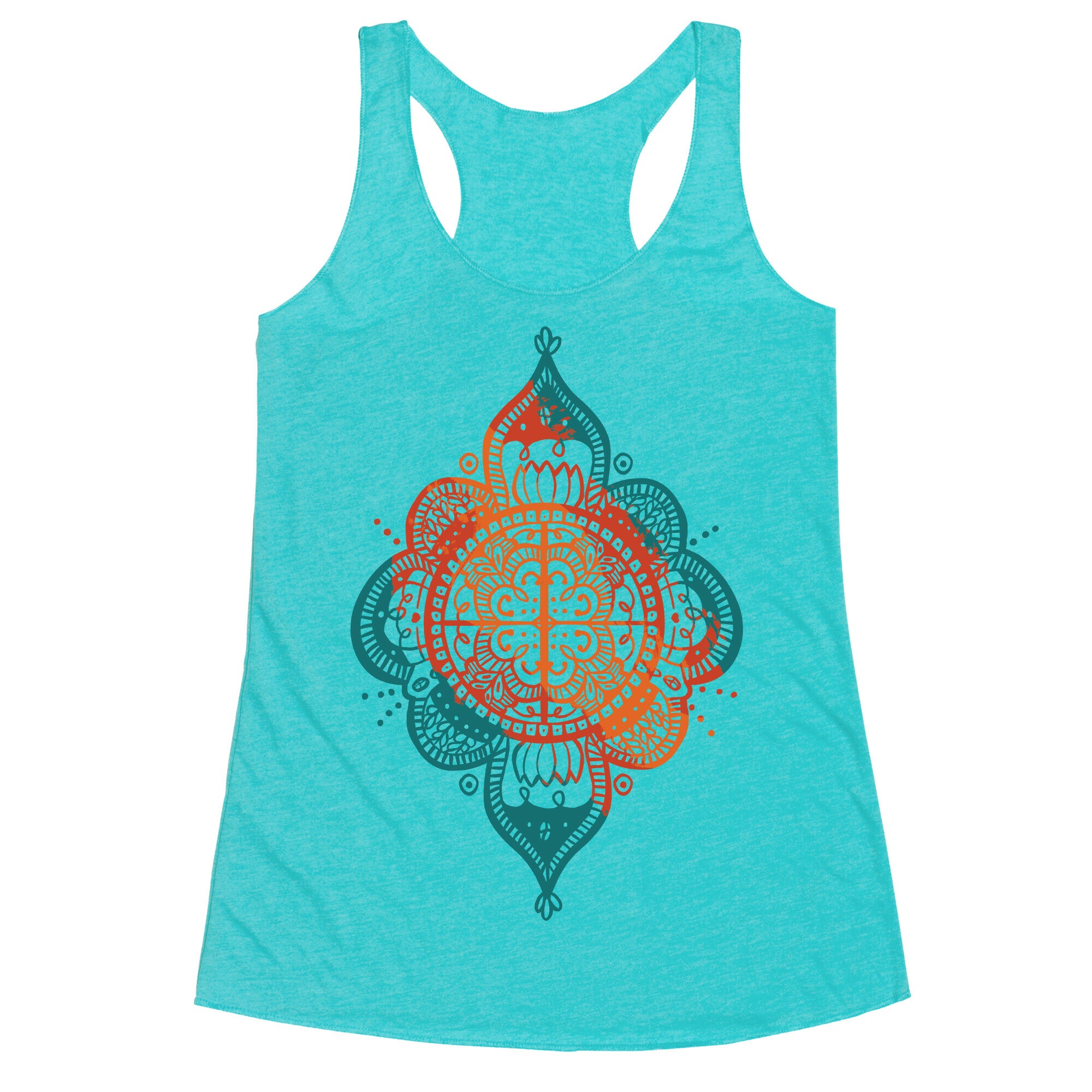 Rangoli Inspiration Pattern Racerback Tank